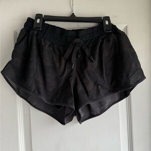 lululemon athletica Black Running Shorts with Drawstring